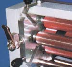 Централизованный механизм настройки фальцмашины под толщину бумаги