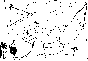 Мышка на отдыхе